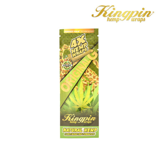 Kingpin Hemp Wrap Natural-4pk