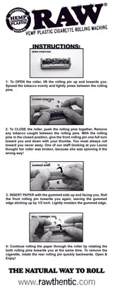 Raw Plastic 110mm autoroller