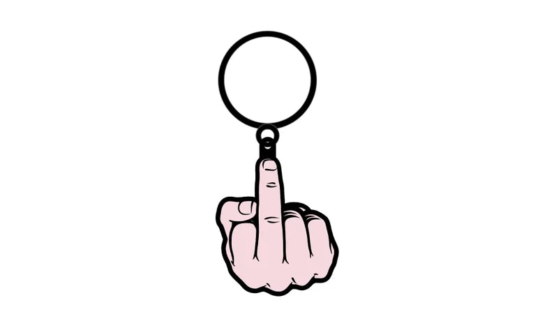 Keychain: Middle Finger