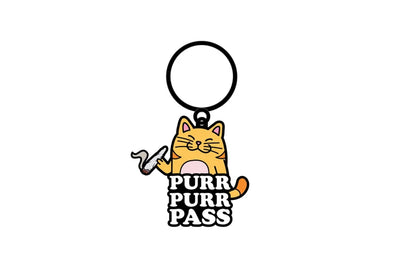Keychain: Purr Purr Pass