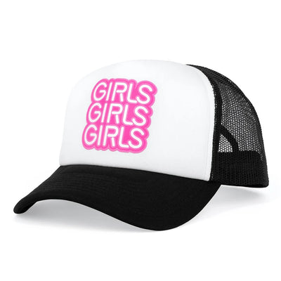 Hat: Girls Girls Girls-Black