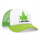 Hat: I am Dope-Green