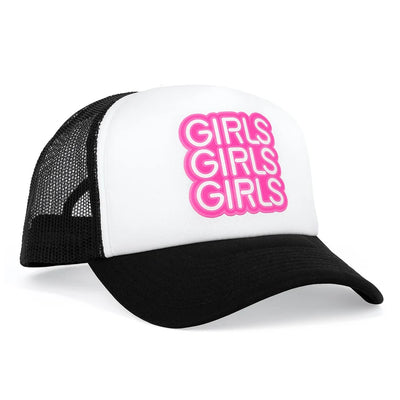 Hat: Girls Girls Girls-Black