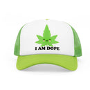 Hat: I am Dope-Green