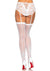 Amora True Love Stockings One Size- White