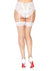 Oda Net Thigh High Stockings One Size White