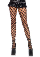 Ivy Pothole Net Tights- One Size Black