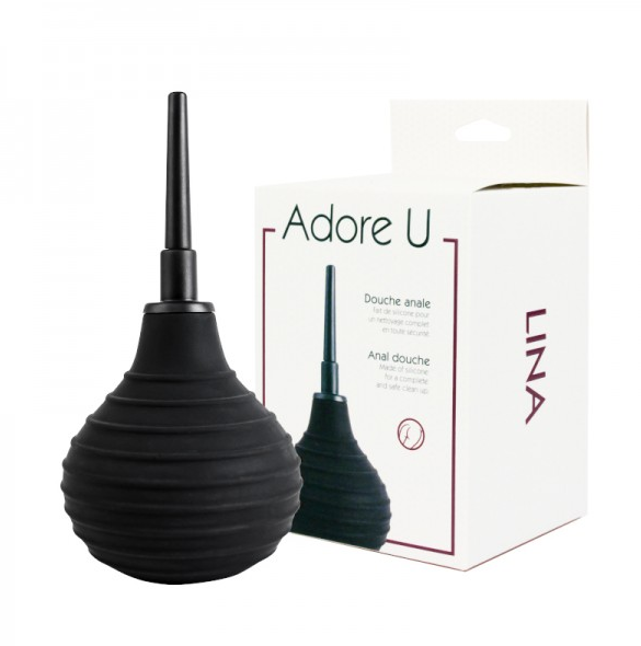 Adore U Lina Anal Douche Black