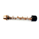 Pipe: 7 Pipe Twisty Five Chamber Glass Blunt-Rose