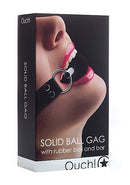 Ouch Gag Solid Ball-Black