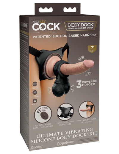 King Cock ELITE Ultimate Vibrating Dock Kit