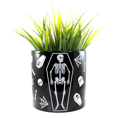 Planter: Sourpuss Skeleton