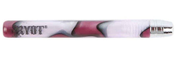 Taster Bat: Ryot 3" Purple and White Acrylic with Chrome Tip