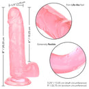 Size Queen Dong-Pink 6"