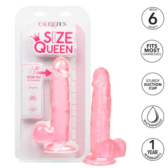 Size Queen Dong - Pink 6"