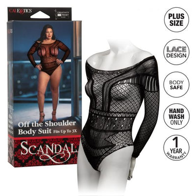 Scandal Off Shoulder Teddy Queen Size