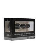 Ouch Silicone Beaded Plug-Black