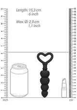 Ouch Anal Love Beads-Black
