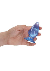 Real Rock Anal Plug-Blue 3.5"