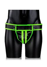 GLO Glow In The Dark Striped Jock Strap Small/Medium