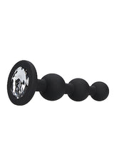 Ouch Silicone Beaded Plug-Black