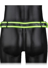 GLO Glow In The Dark Striped Jock Strap Small/Medium