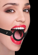 Ouch Silicone Ring Gag with Leather Straps