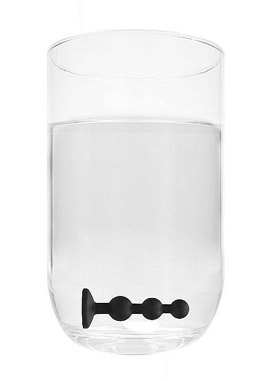 Ouch Silicone Beaded Plug-Black