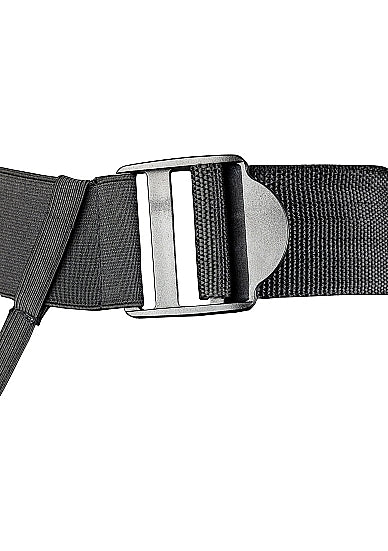 Strap-On Curved Hollow 8"-GunMetal
