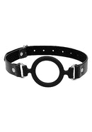 Ouch Silicone Ring Gag with Leather Straps