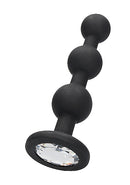 Ouch Silicone Beaded Plug-Black
