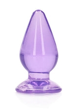 Real Rock Anal Plug-Purple 4.5"