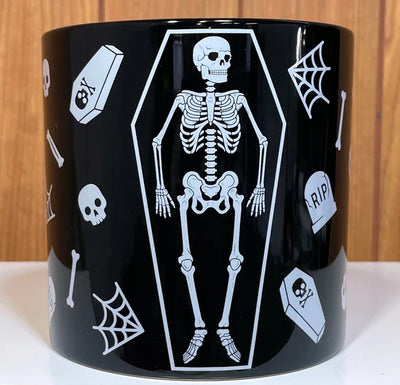 Planter: Sourpuss Skeleton