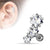 Earring: Surgical Steel 3 Star Helix