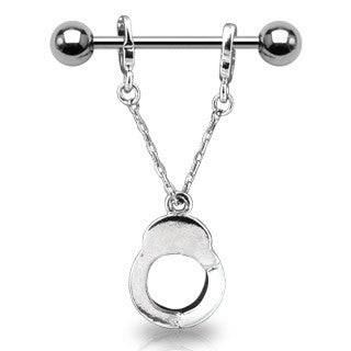 Nipple: Surgical Steel Handcuff Dangle