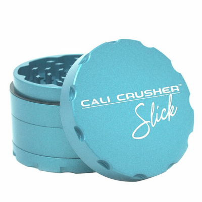 Grinder:2.5" Cali Crusher OG Slick Series -Silver