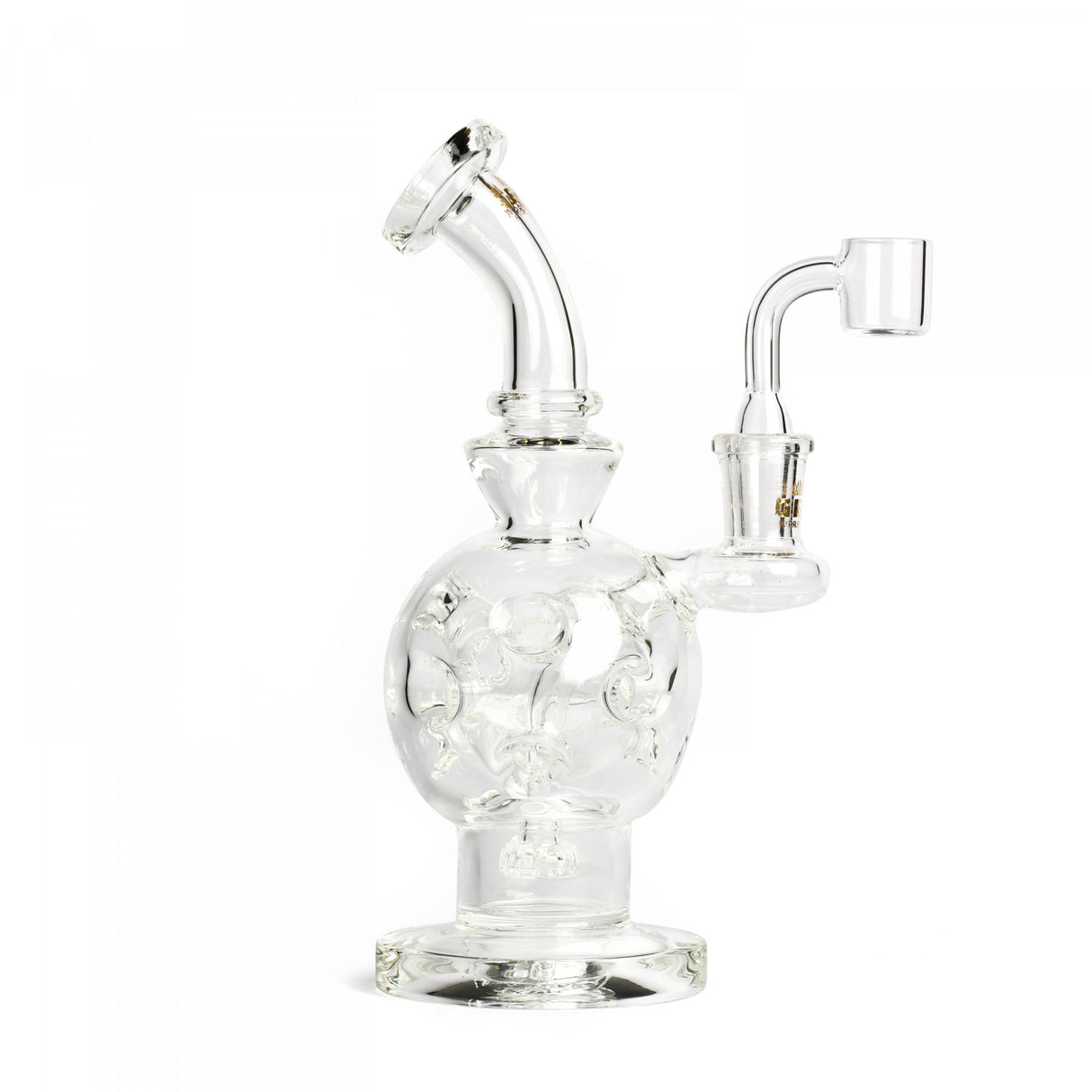 Bong: RedEye 7.5" mini swiss globe with banger