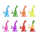 Bubbler: 5" Day Glow UFO Perc- Assorted Colours