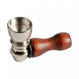 Pipe: Metal with Wood Handle-Mini