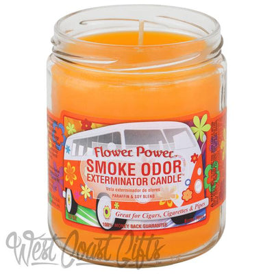 Candle: 13oz Flower Power Odor Exterminator