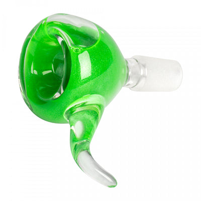 Bowl: 14mm Glow Pull Out-Green