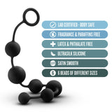 Anal Adventures Platinum-Silicone Large Beads