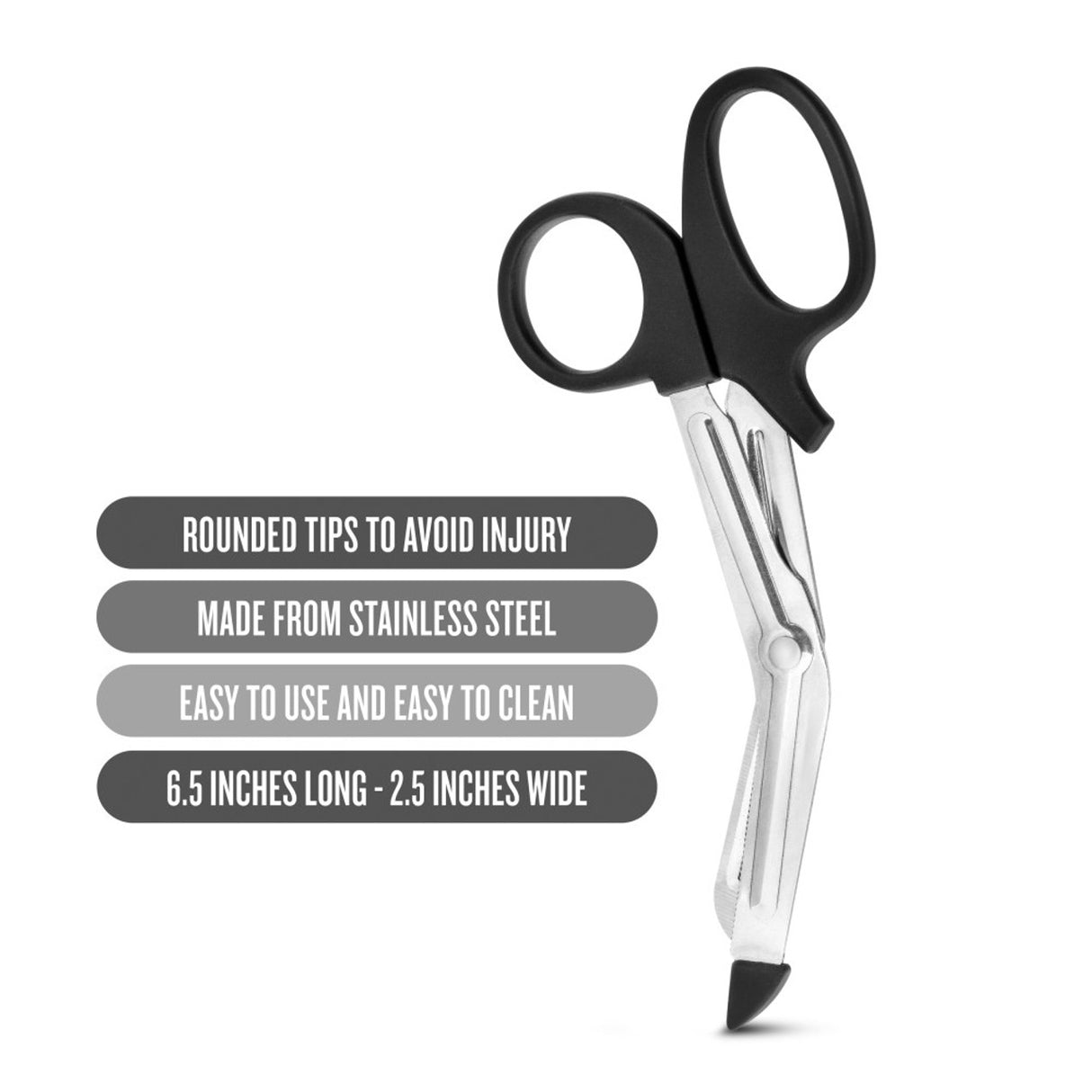 Temptasia Safety Scissors-Black